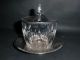 Marmeladenglas Auf Silberpresentoir Silberdeckel 925 Sterling Silber Gepunzt Objekte nach 1945 Bild 1