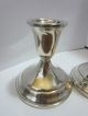 Schöne Sterling Silber Kerzenständer Kerzenhalter 925 Objekte nach 1945 Bild 1