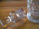 Karaffe Dujardin Kristallglas Glas Silbermontur 835 Er Silber Gravur Glaskaraffe Objekte vor 1945 Bild 5