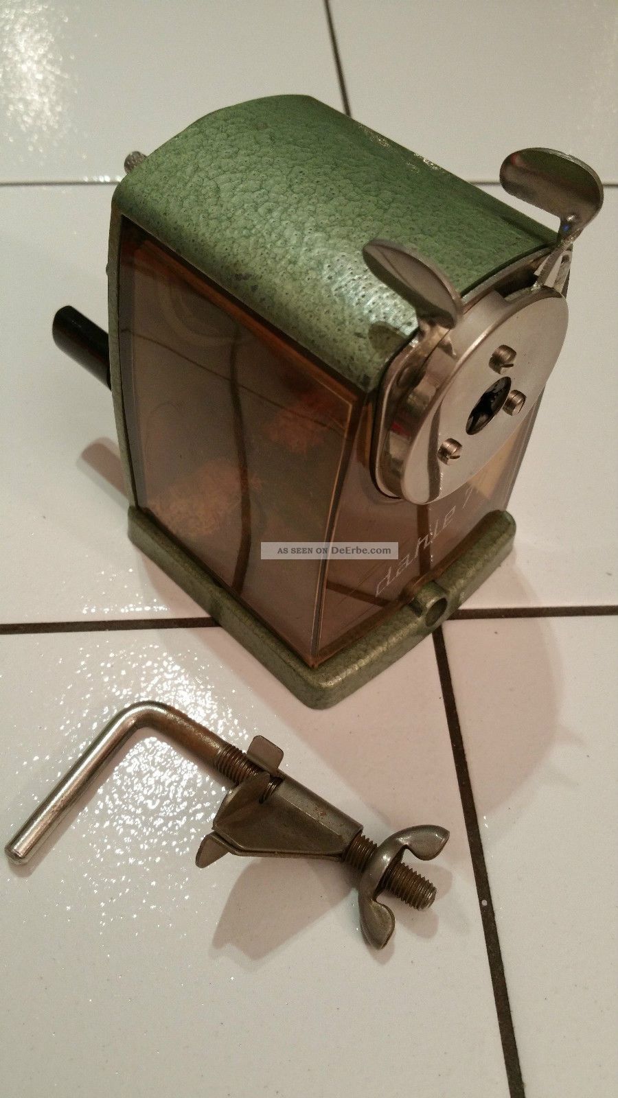 Spitzmaschine Bleistiftanspitzer Dahle 77 German Vintage Pencil Sharpener