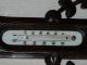 Barometer C.  A.  R Mit Thermometer,  Wetterstation Optiker A.  Theilheimer Hamburg Wettergeräte Bild 2