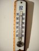 2 Alte,  Antike Thermometer.  Das Alter Dürfte Ca.  Um 1820 /1850 Sein D.  A.  1900 Wettergeräte Bild 1