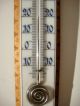 2 Alte,  Antike Thermometer.  Das Alter Dürfte Ca.  Um 1820 /1850 Sein D.  A.  1900 Wettergeräte Bild 5