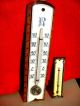 2 Alte,  Antike Thermometer.  Das Alter Dürfte Ca.  Um 1820 /1850 Sein D.  A.  1900 Wettergeräte Bild 7