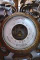 Antikes Barometer Mit Thermometer Helles Holz - Um 1920 - H.  Fröbel Hamburg Wettergeräte Bild 4