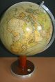 Erd Globus Antik 1941 O.  ä.  Sehr Gutes Welt Columbus Holzfuss Oestergaard Antike Bild 1