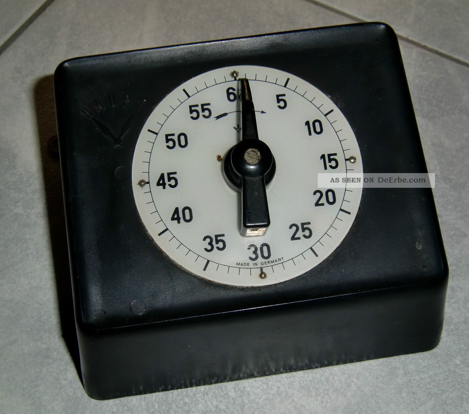 Haushaltsauflösung Alter Mechanischer Haupt Kurzzeitmesser Ca.  50er Jahre Technik & Photographica Bild