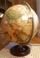 Globus Auf Holzstandfuß,  Weltkugel Der Antique,  Drehkugel,  Beleuchtet,  Mit Lupe,  Top Wissenschaftliche Instrumente Bild 1