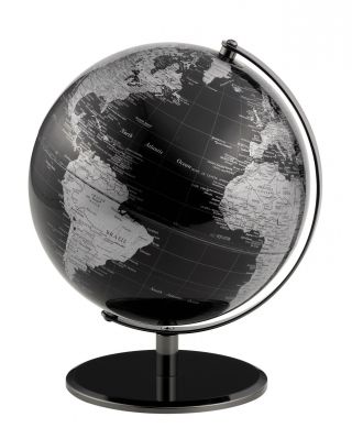 Emform Globus Se 0667 Schwarz Weltkugel Weltkarte Seleco Titan Tischglobus Bild