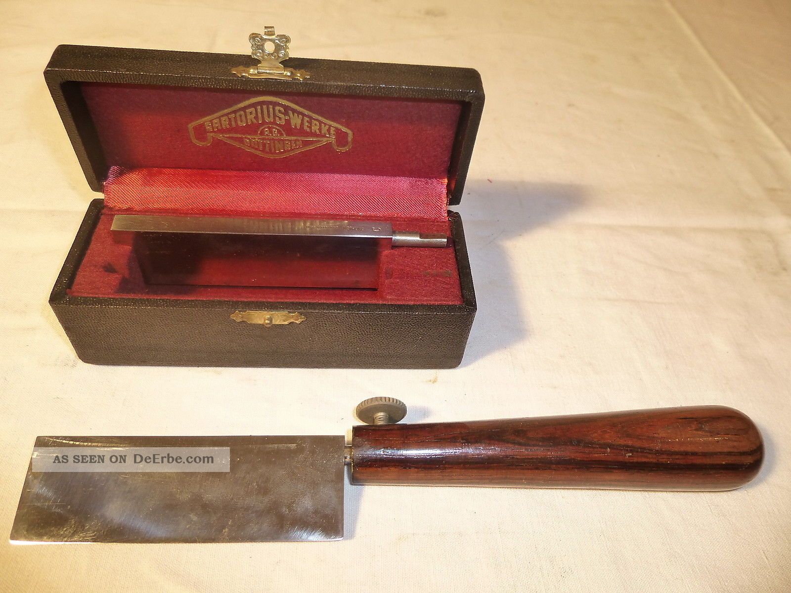 Mikroskop Biologie Messer Mikroschnitt Sartorius Werke Wissenschaftliche Instrumente Bild