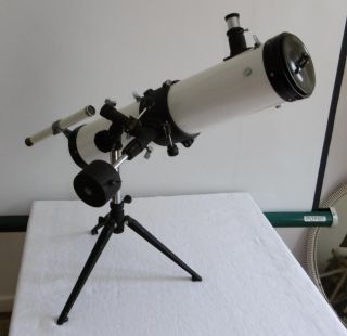 Spiegelteleskop Jomaco Metall 50/60er Jahre Bild