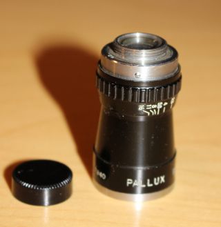 Pallux Altes Weitwinkel - Objektiv 6.  5 Mm,  F:1.  4 No.  7940 Für Filmkamera? RaritÄt Bild