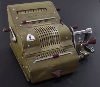 Antike Brunsviga Braunschweig Rechenmaschine Zählmaschine 4 Spezies Rechner Bild