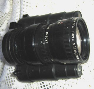 Angenieux Paris Zoom Lens Type 8x8 B F 8 - 64mm Beaulieu Reglomatic Anschluss 25mm Bild