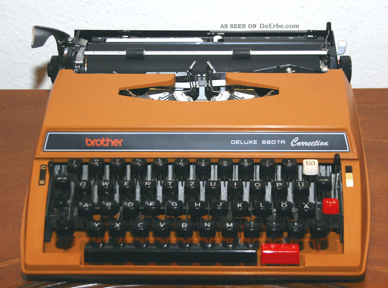 Brother Deluxe 660 Ta Correction Reiseschreibmaschine
