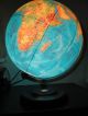 Globus Leuchtglobus Jro Wechselbild Alt Antik Groß Weltkugel Beleuchtet Messing Wissenschaftliche Instrumente Bild 1