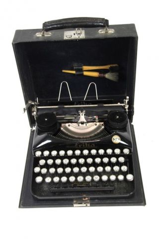 Alte Naumann Erika Reise Schreibmaschine Koffer Kleinschreibmaschine Typewriter Bild