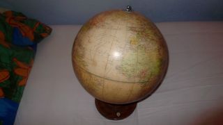 Globus,  Alter Schulglobus Mit Kompass Von 1958 Ohne Beleuchtung Bild