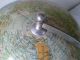 Großer Alter Globus Columbus Erdkugel Aus Glas Mit Holzfuß,  33cm,  Beleuchtet (2) Wissenschaftliche Instrumente Bild 2