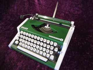 Schreibmaschine Typewriter - Olympia Traveller De Luxe 1969 Maquina De Escribir Bild