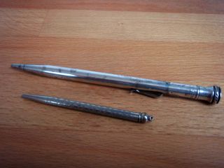 Antiker Eversharp Dreh - Bleistift Versilbert Silver - Plated,  Weiterer Bleistift Bild