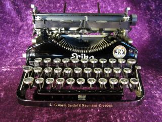 Schreibmaschine Typewriter - Erika No.  3 - Folding - 1910 - Machine à ècrire Bild