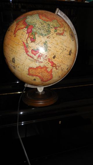Leuchtglobus - Globus - Scan - Globe A/s Denmark Scanglobe Weltkarte Farbig 40 Cm Bild