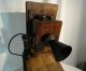 Antikes Wandtelefon Telefon Um 1900 WÄhlscheibe Nachgerüstet Antike Bürotechnik Bild 3