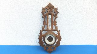Barometer Thermometer Um 1900 Biow Würzburg Bild