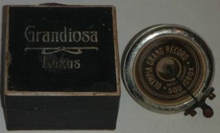 Alte Schalldose Grandiosa Luxus Soundbox,  Orig.  Karton Um 1920 Bild
