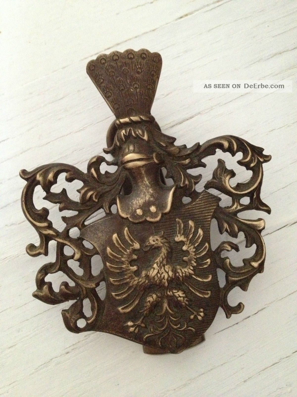 Antik Dokumenten Brief Klammer Alt Preußen 1/19. Jh. Adler Metall