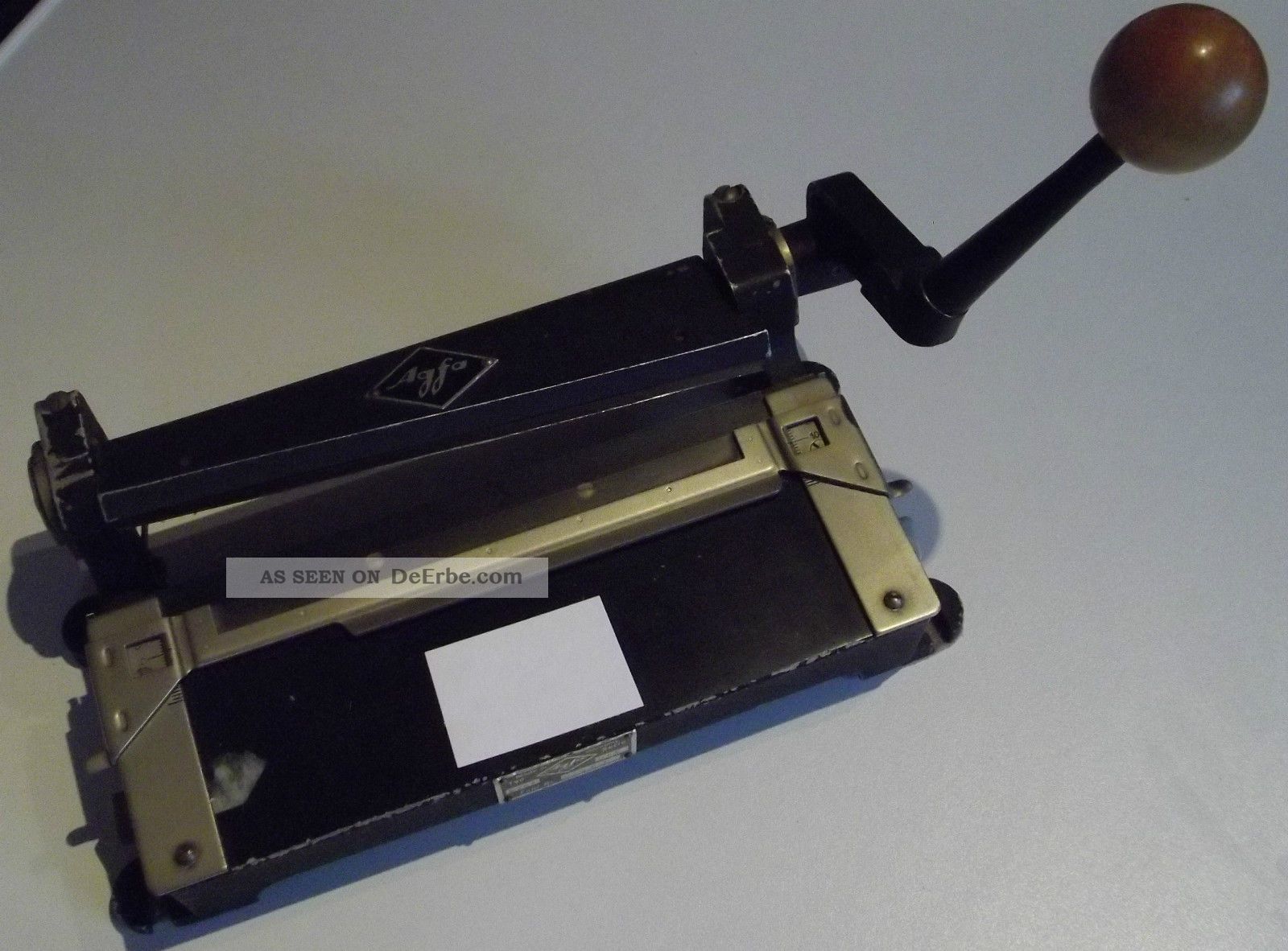 Agfa Glattschnittmaschine - Typ 8761 - Baujahr Ca.  1940 Photographica Bild