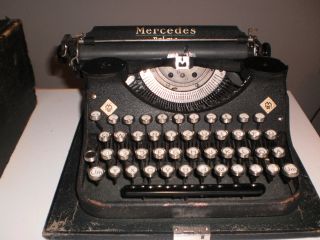 Mercedes Prima Mod.  34 Reise Schreibmaschine Antik Bild