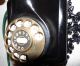 Antikes Wandtelefon Telefon Gusseisen Metalltelefon Antique Wall Telephone Eisen Antike Bürotechnik Bild 3
