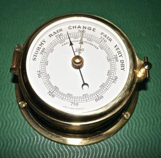 Altes Schatz Schiffsbarometer Barometer Schatz 1881 Midi Mariner Bild