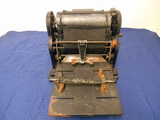 Alte Druckmaschine / Mimeograph Roto Vermutl.  Von 1920 Antik Bild