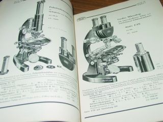 Zeiss Mikroskope Und Nebenapparate Von 1934 Carl Zeiss Jena Bild