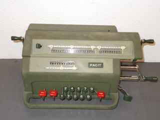 Facit - Modell C1 - 19 - Kleine Antike Rechenmaschine - Sweden Made Bild