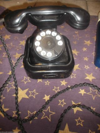 Nostalgie Telefon Mit Wählscheibe,  Siemens,  Tischtelefon - Kult W 28 210 W 25 Bild