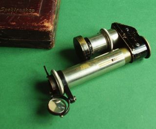 Taschen - Spektroskop C.  Reichert Wien Ärzte Juwelier Gemmologe Mikroskop Meßgerät Bild
