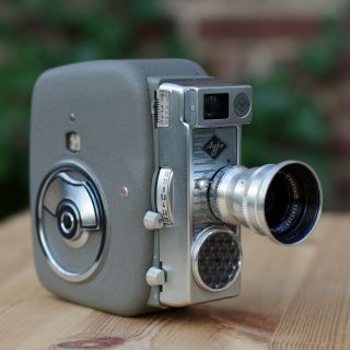 Agfa Movex 88l 8mm Filmkamera Mit Schneider Kreuznach Curtar 0,  5x In Tasche Bild