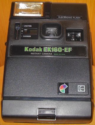 Kodak Ek 160 - Ef Electronic Flash Instant - Camera Von 1979 Made In U.  S.  A. ,  Anltg. Bild