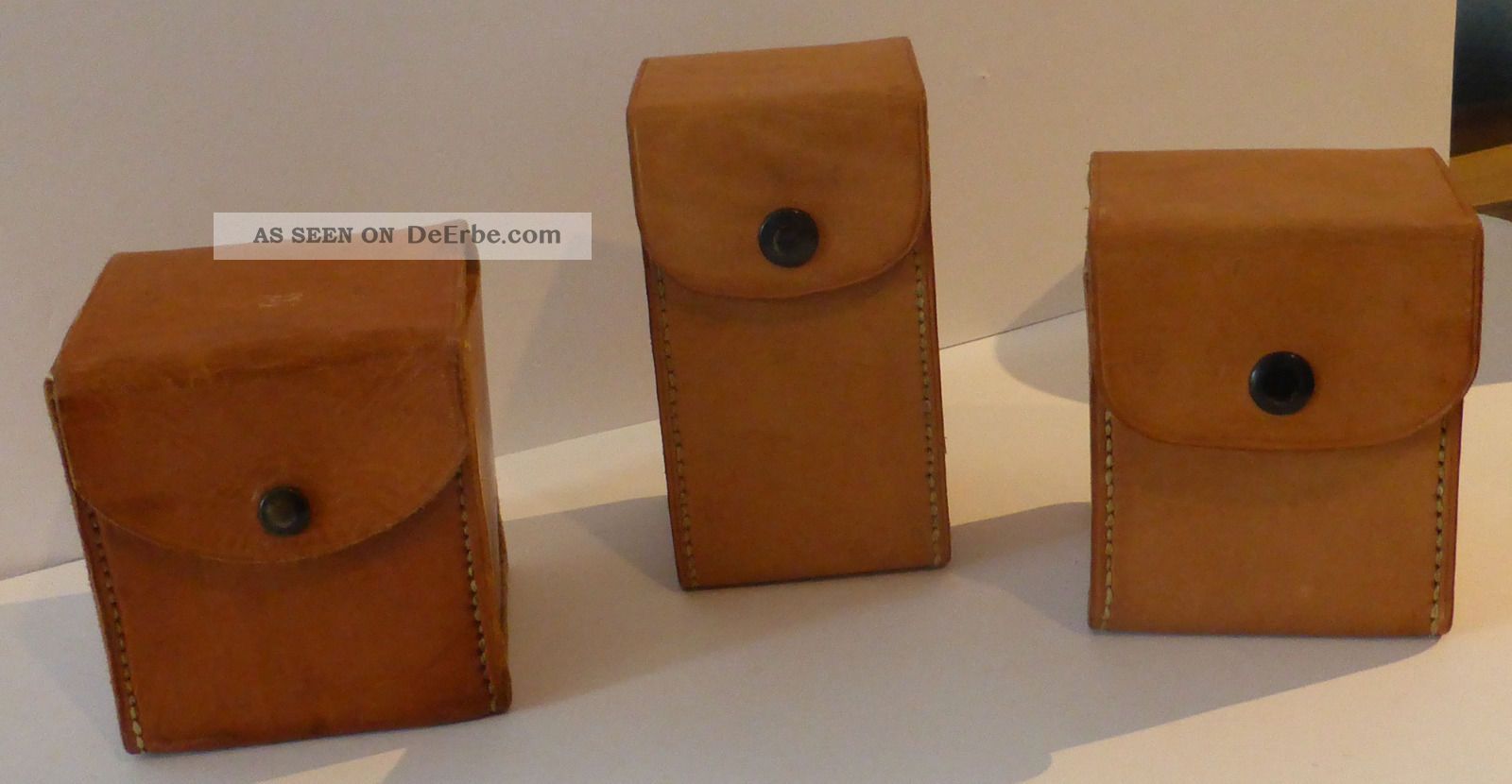 Kameratasche Box Etui Echtes Leder 3 Stück Etuibox Photographica Bild