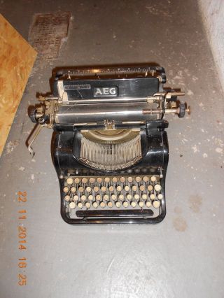 Aeg Schreibmaschine Von Ca.  1920 Bild