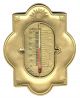 Altes Thermometer Aus Messing Messingthermometer Reaumur Fahrenheit Celsius Rar Wettergeräte Bild 1