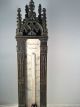 Antikes Thermometer,  Paris 1838,  Bronze,  Gotisches Design.  Selten Wettergeräte Bild 10