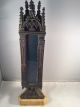 Antikes Thermometer,  Paris 1838,  Bronze,  Gotisches Design.  Selten Wettergeräte Bild 4