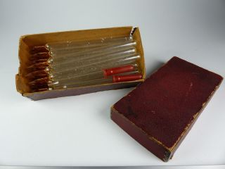 23x Uralte Glasfedern - Schreibgeräte - Mundgeblasen Aus Den 1920 Jahren Bild