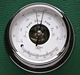 Barometer Schiffsbarometer Mit Thermometer Von Barigo Bild
