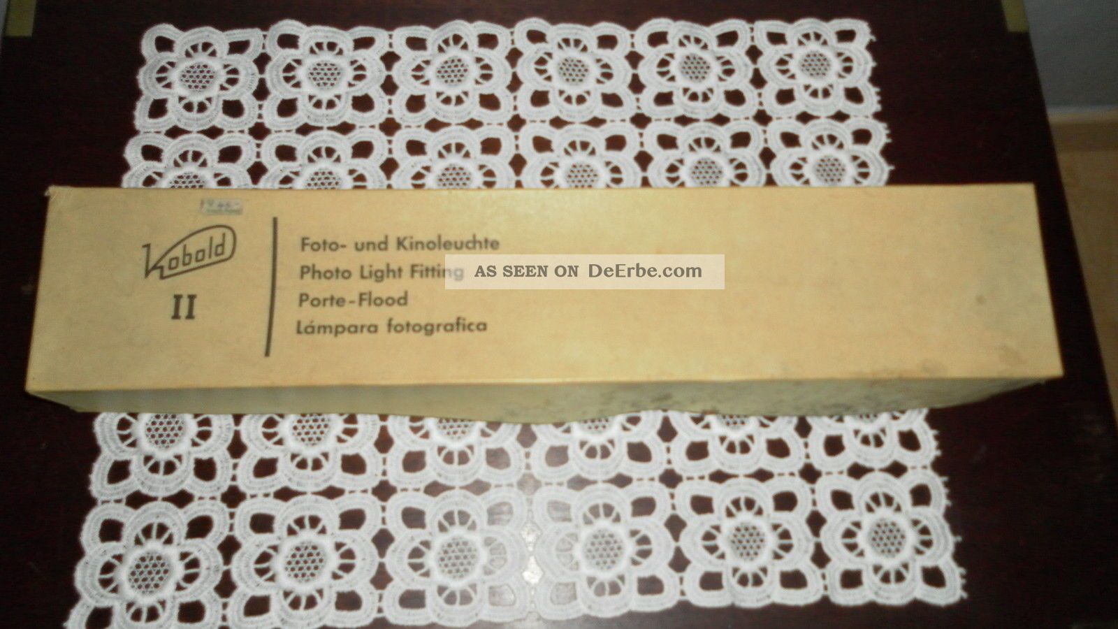 Alte Kobold Foto Und Kinoleuchte Bakelitschalter Ca50/ 60er Jahre Photographica Bild